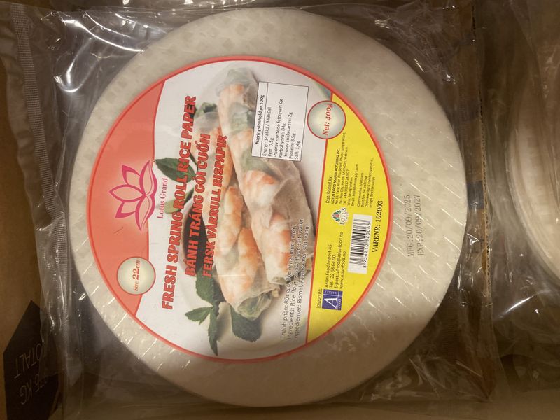 LOTUS Fresh springroll rice paper 22cm-400g