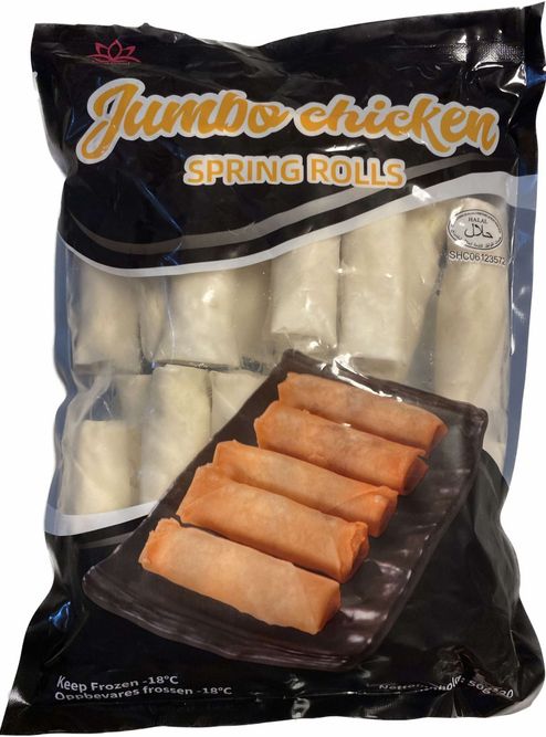 Hovedbilde LOTUS Jumbo chicken spring rolls 1kg