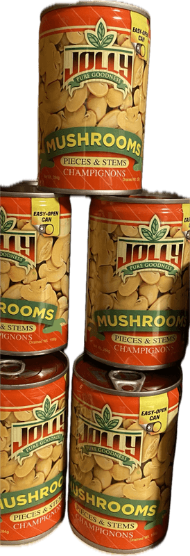 Jolly Mushroom Pieces & Stem 284g