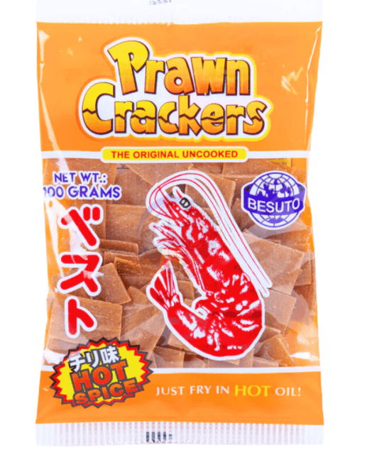 Hovedbilde Besuto Prawn Crackers Hot&Spicy 250g