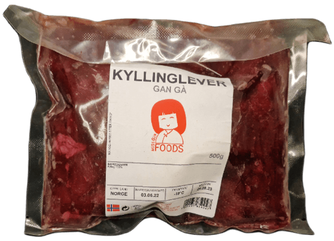 Hovedbilde Frozen Chicken Liver/Kyllinglever frossen500g